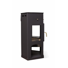 Печь-камин “Енисей  с плитой” АОТ-11,0