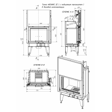 Топка каминная ТКТ 10.0-04 (в модификации"Fenix 1E","Fenix 2E")