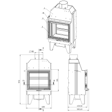 Топка каминная ТКТ 10.0-05 «Аврора М»