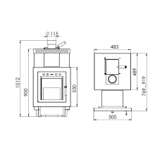 Печь банная “ПБМ 20 (в модификации с вермикулитом)”