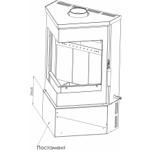 Печь-камин “ЛеМан“ АОТ-6.0
