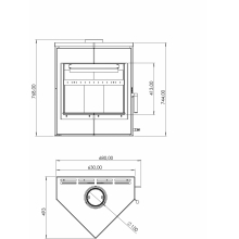 Печь-камин “ЛеМан“ АОТ-6.0