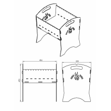 Мангал М-01 (3мм)